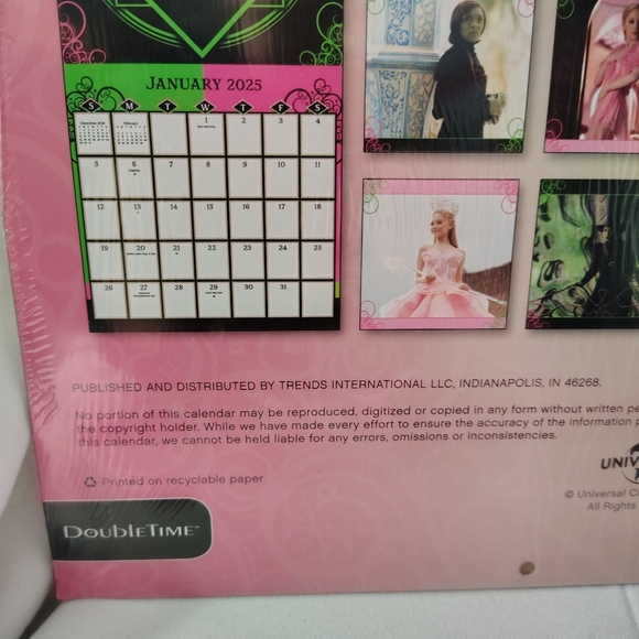 🧹NWT Wicked 16 Month Calendar - Picture 7 of 8